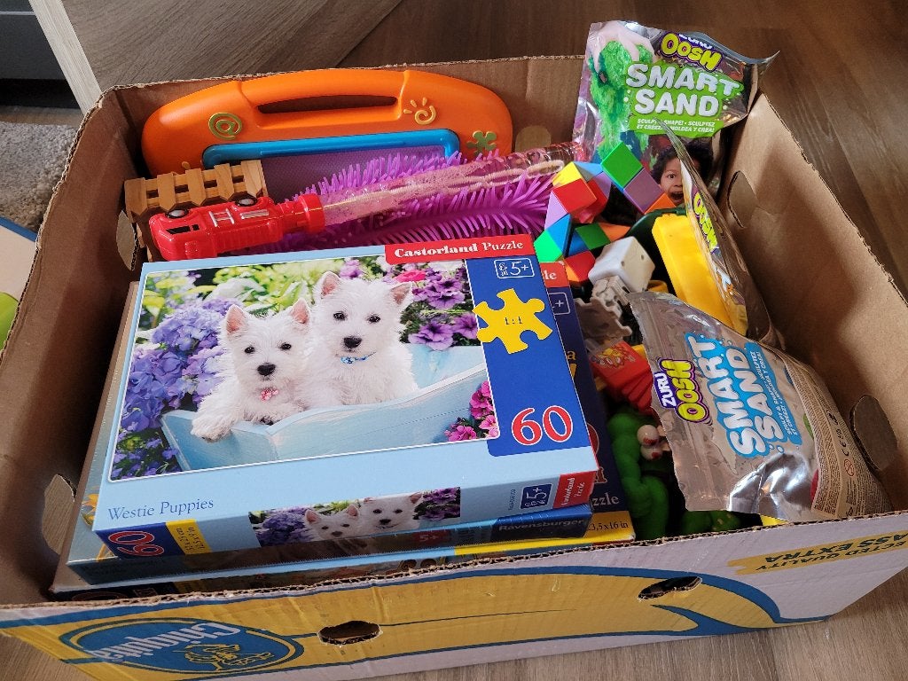 doos kinder speelgoed 1, Ophalen, Zo goed als nieuw, Jongen of Meisje