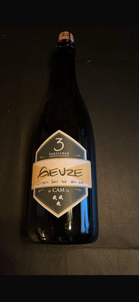 3F/ de cam geuze  / 3 flessen prijs per fles, Verzamelen, Biermerken, Ophalen of Verzenden, Nieuw, Flesje(s)