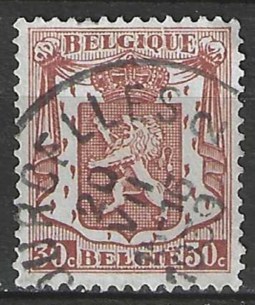 Belgie 1935 - Yvert/OBP 424 - Klein staatswapen 30 c. (ST), Postzegels en Munten, Verzenden, Gestempeld, Gestempeld