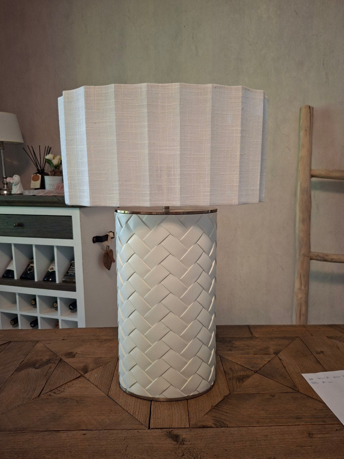 Riviera Maison lamp met Light & Living kap Nieuw, Enlèvement, Riviera Maison