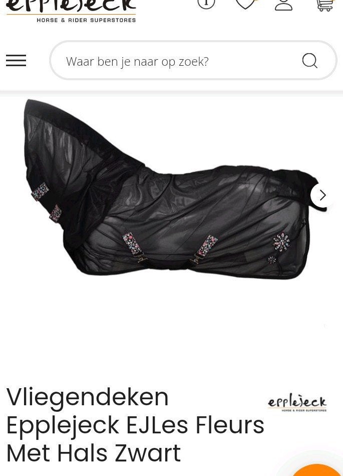 vliegendeken shetlander maat 115, Dieren en Toebehoren, Shetlander/Mini, Vliegendeken, Nieuw, Epplejeck
