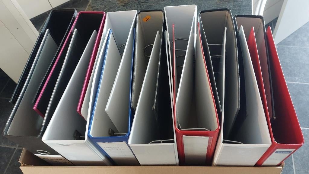 Lot de 50 classeurs A4, Enlèvement, Utilisé