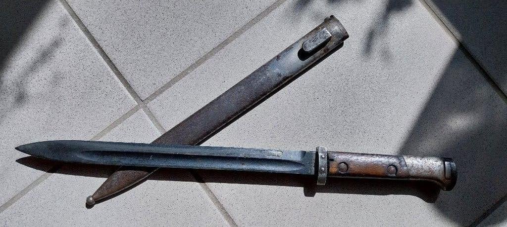 VZ 24 bajonet met waffenamt op de schede, Ophalen of Verzenden, Landmacht, Overige typen