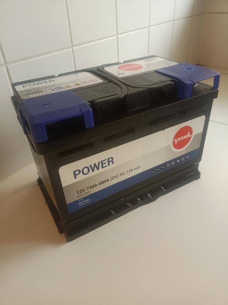 Auto batterij 74 Ah, Auto-onderdelen, Ophalen