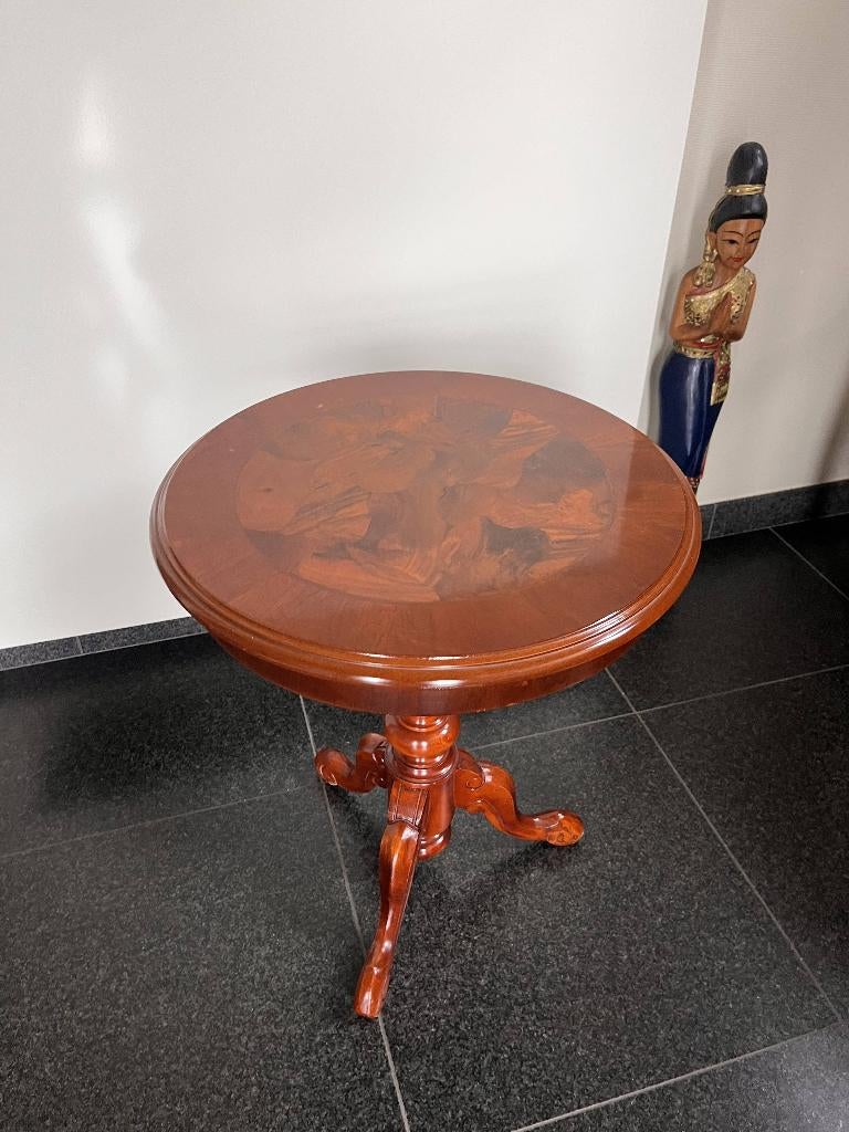 Ronde bijzettafel, Ophalen, 50 tot 100 cm, Klassiek, Rond