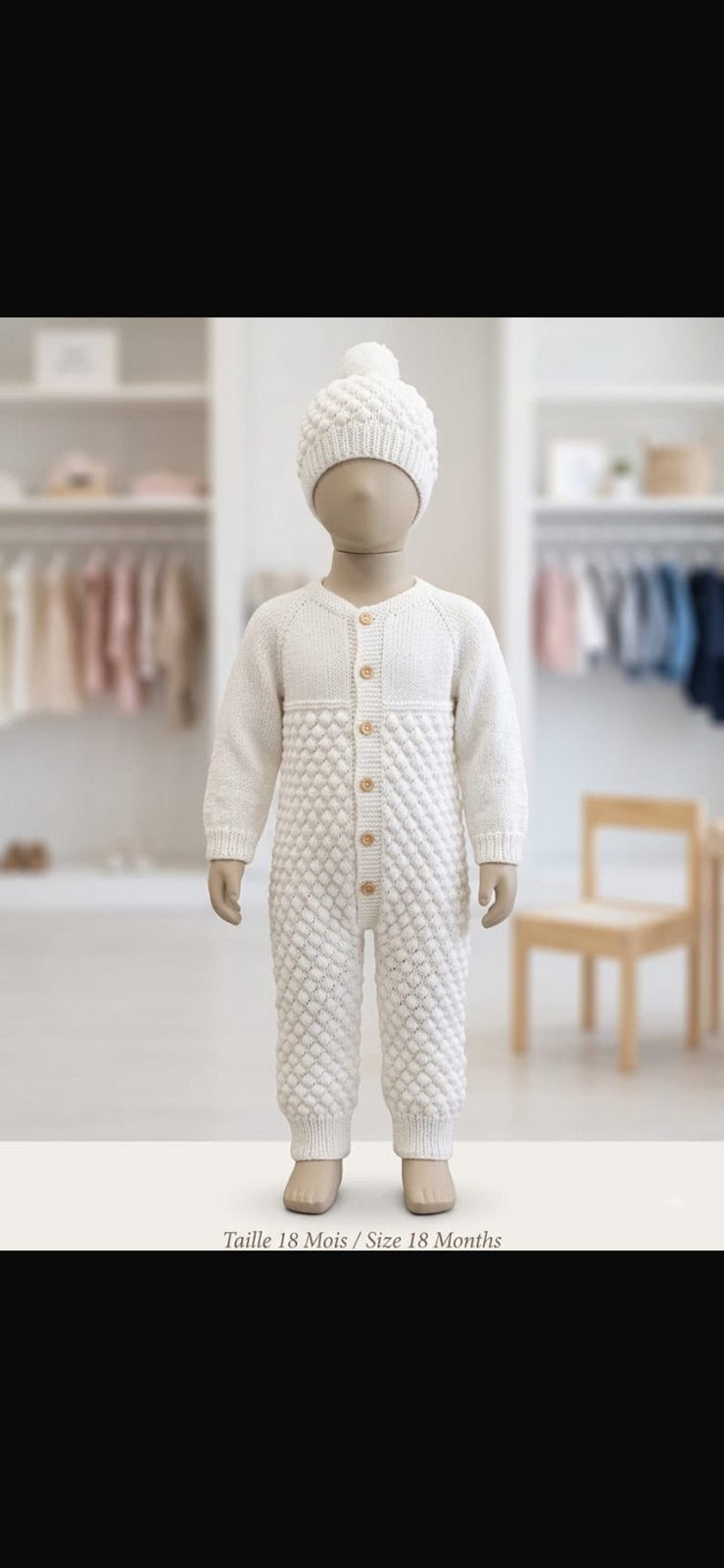 Combi fille taille 18 mois fait main, Enfants & Bébés, Vêtements de bébé | Taille 86, Enlèvement, Neuf, Fille, Autres types