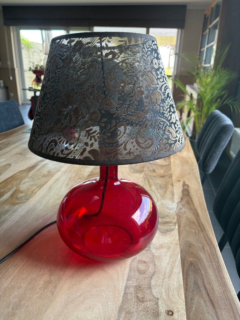 Ikea tafellamp, 50 tot 75 cm, Vintage, Ophalen of Verzenden, Glas