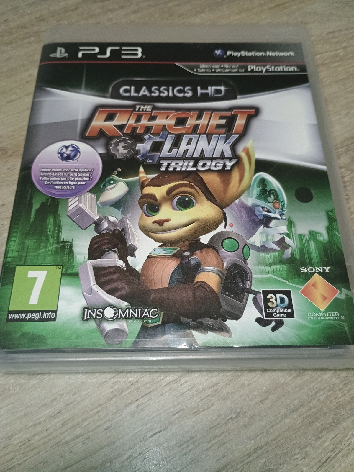 The Ratchet & Clank HD Collection Trilogy, PS3, Enlèvement ou Envoi, Aventure et Action, À partir de 3 ans