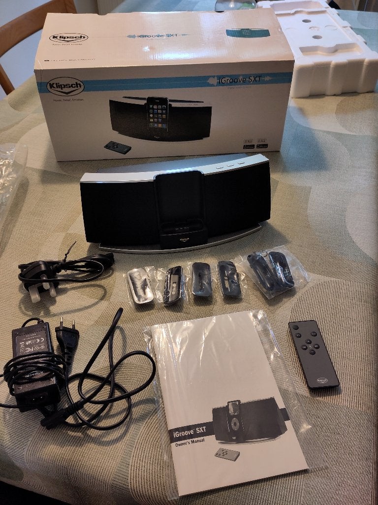 Dubbele speaker Klipsch, luidspreker iGroove SXT, Audio, Tv en Foto, Afstandsbediening, Ophalen of Verzenden, Gebruikt