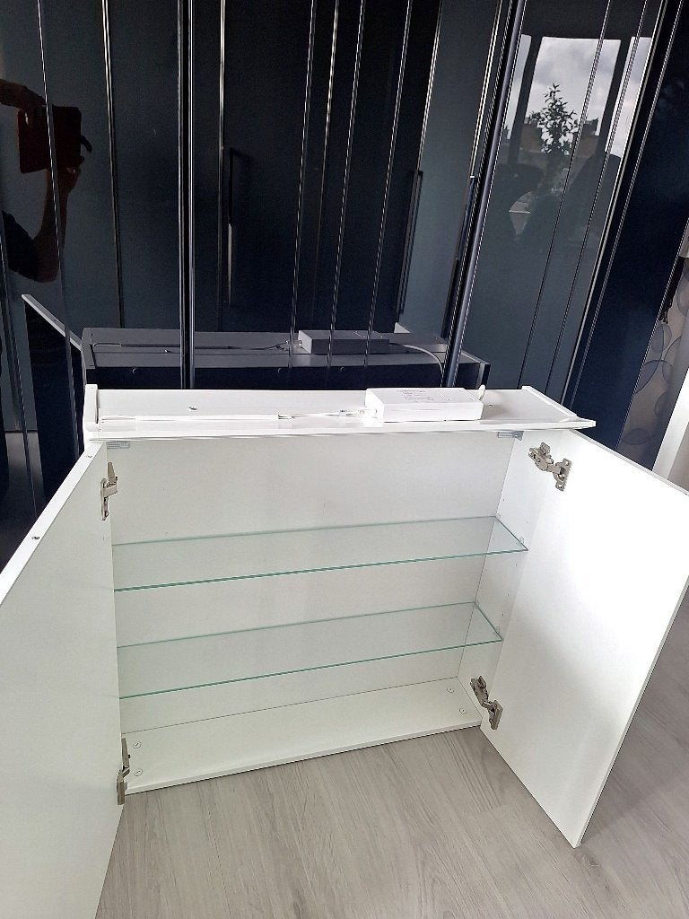 2 badkamer Spiegelkasten  (2e kastje is gratis), Ophalen, Spiegelkast, 50 tot 100 cm, Zo goed als nieuw