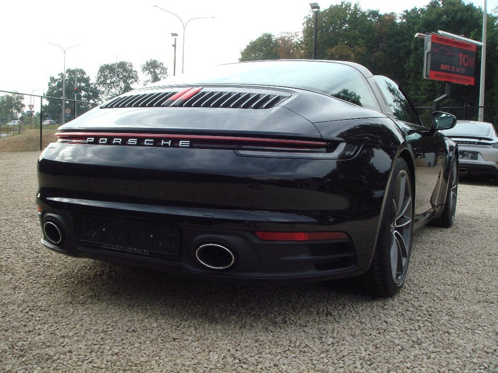 PORSCHE 992 TARGA 4 * BOSE * SPORTUITLAAT * 21' CLASSIC *, Auto's, Porsche, Automaat, Cabriolet, Zwart, Leder