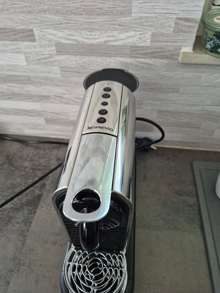 À vendre machine Nespresso citiz platinum stainless, Electroménager, Machine à espresso, Dosettes et capsules de café, Comme neuf