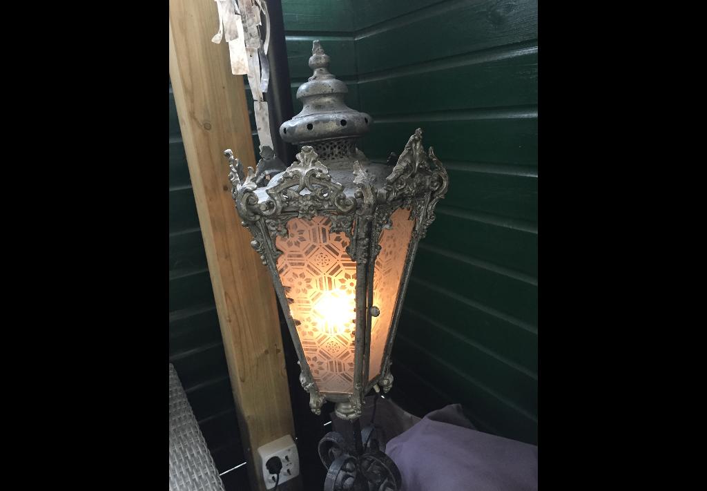 Lampe de façade ancienne du XIXe siècle, Enlèvement ou Envoi