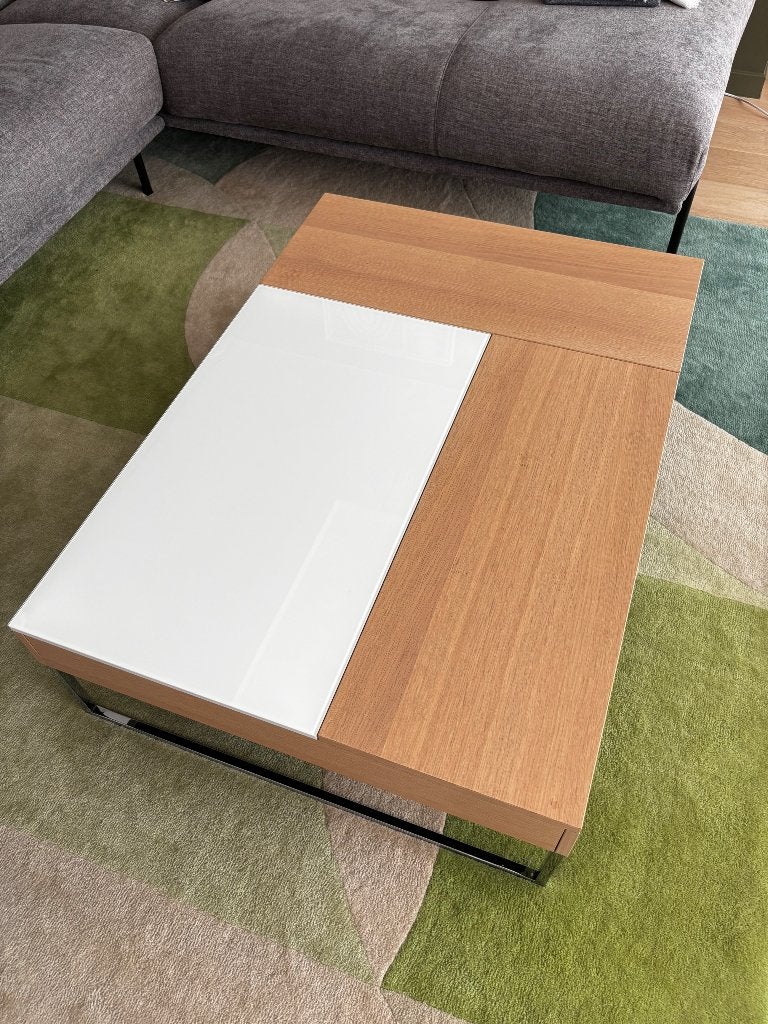 Table basse Bo Concept, design scandinave, Huis en Inrichting, Ophalen, Gebruikt, 50 tot 100 cm, Glas