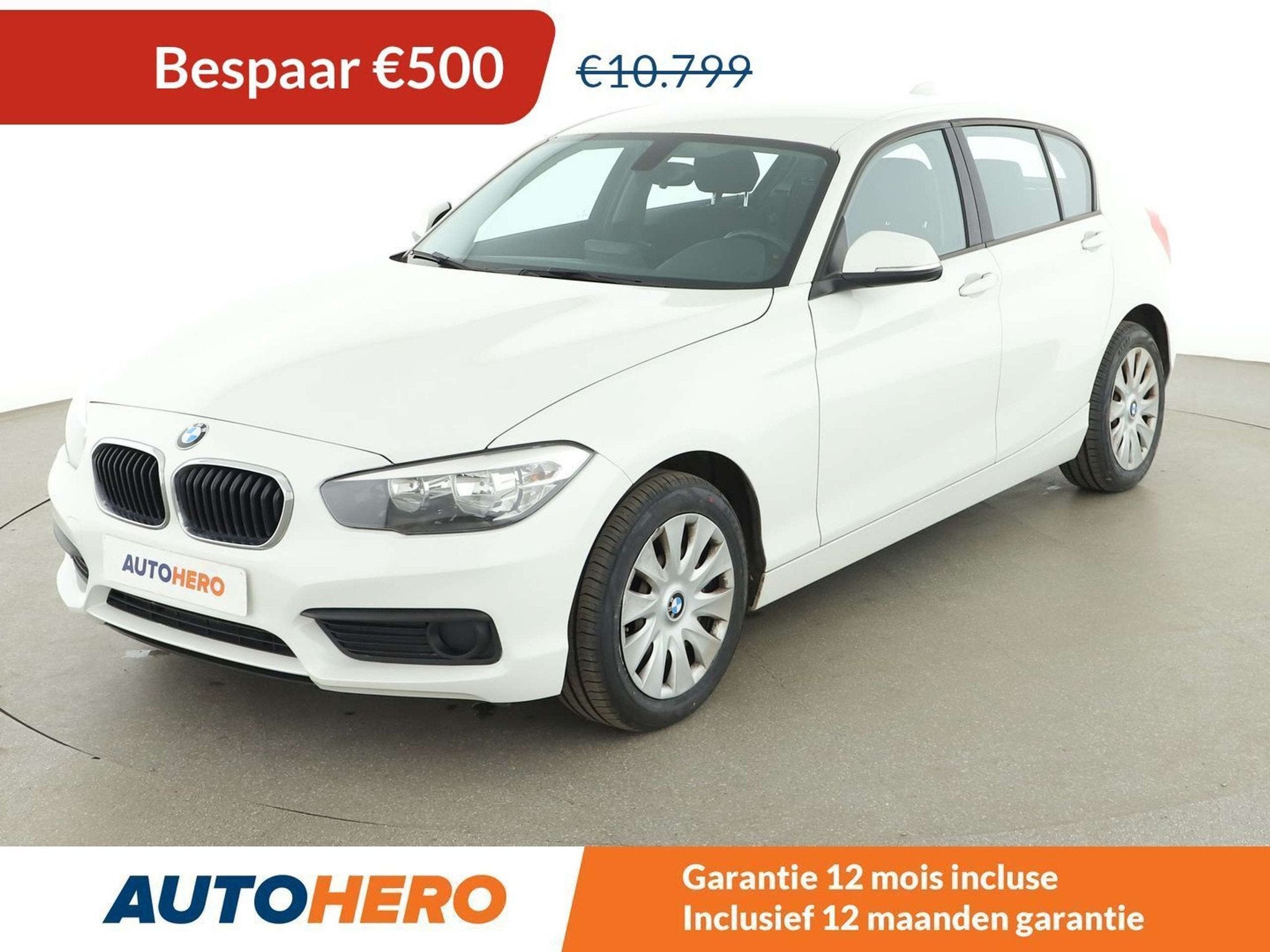 BMW 1 Serie 116 116i (année de construction 2015), Boîte manuelle, Climatisation automatique, 5 portes, Tissu