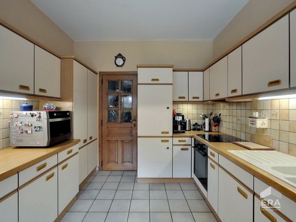 keuken met werkende toestellen goede staat, Maison & Meubles, Enlèvement, Crème, Autres matériaux, Cuisine à mur double