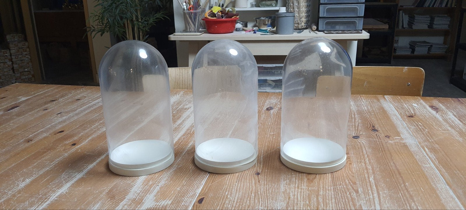 3 stolpen en 2 stolpen, Huis en Inrichting, Woonaccessoires | Stolpen, Glas, Ophalen