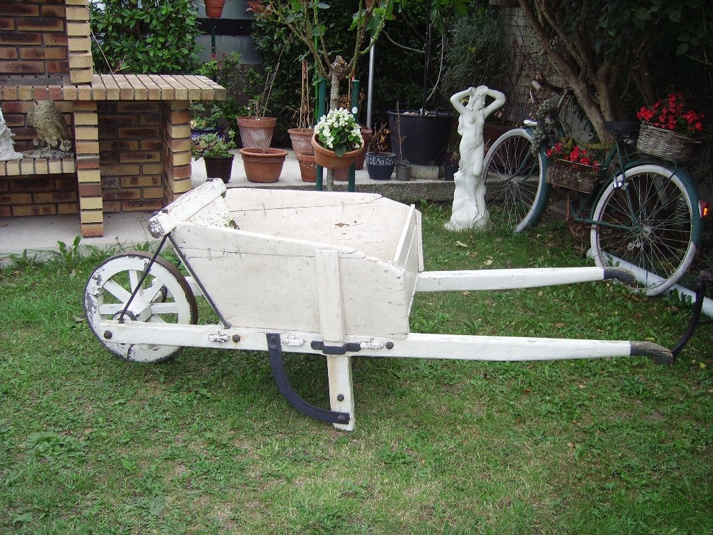 brouette de jardin en bois, Jardin & Terrasse, Enlèvement, Utilisé, À une roue
