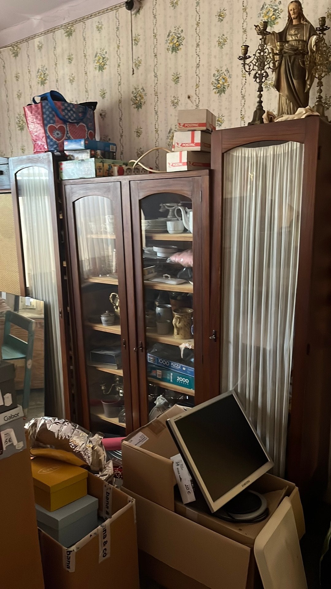 Superleuke oude vintagekast in 4 delen., Ophalen, Zo goed als nieuw