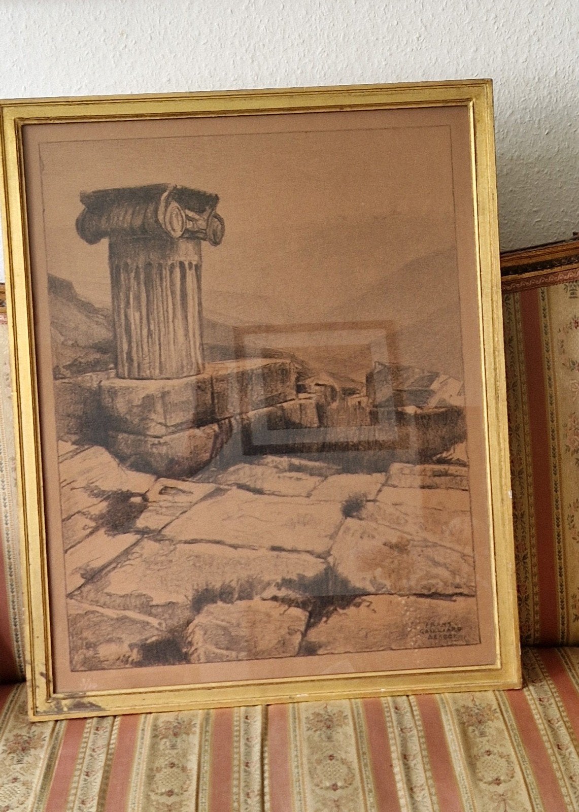 Frans Gailliard - Litographie Delphi, Enlèvement