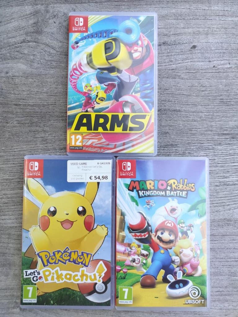 Nintendo switch games, Games en Spelcomputers, Games | Nintendo Switch, Zo goed als nieuw, Overige genres, 1 speler, Vanaf 3 jaar