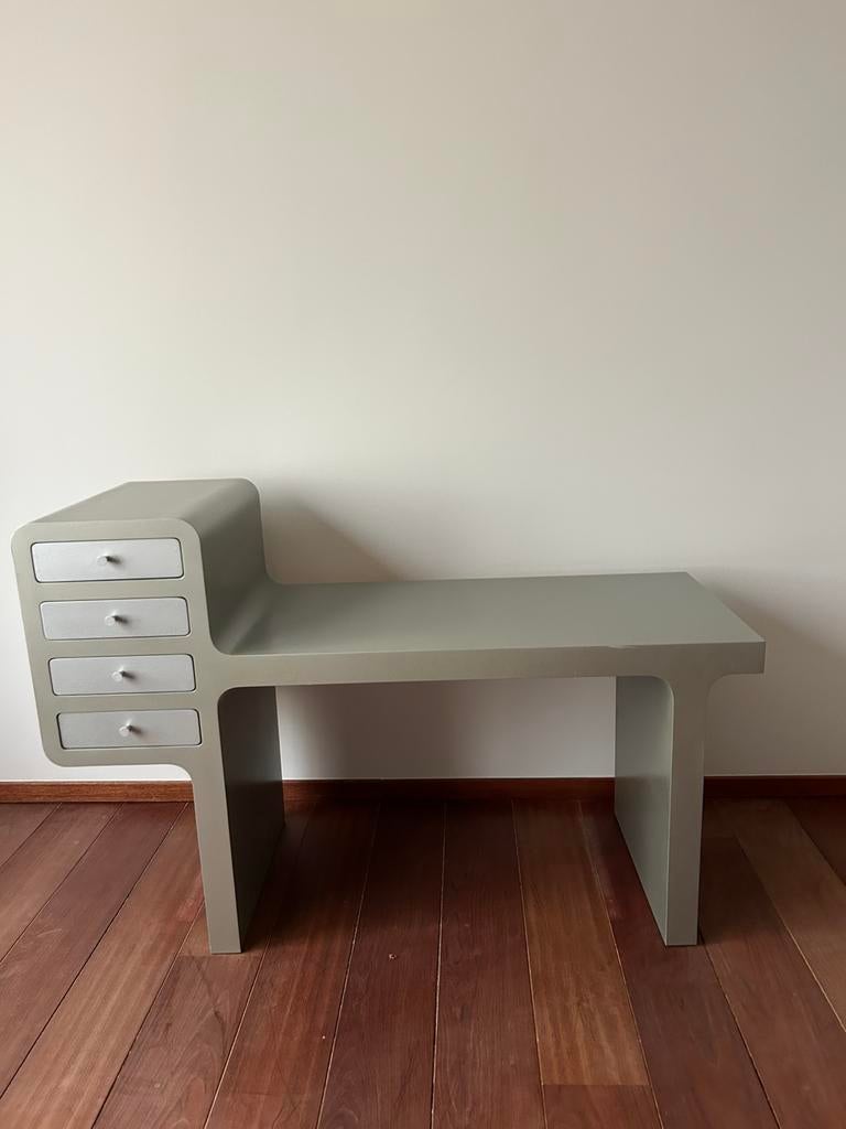 Bureau en bois, 160 cm, Vintage, Enlèvement, Utilisé