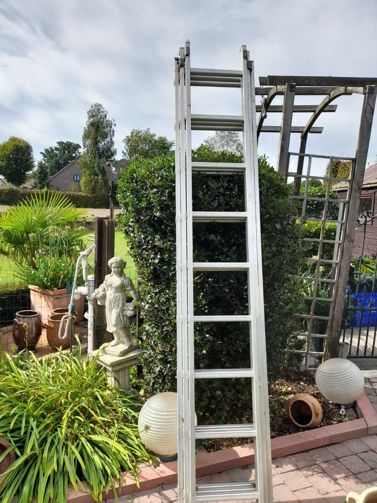 3 delige ladder.(topstaat)., Doe-het-zelf en Bouw, Ophalen, Ladder