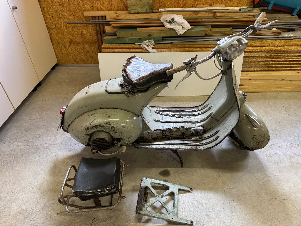 vespa acma 1952 open bil, Autres modèles, 125 cm³, Classe B (45 km/h), Enlèvement