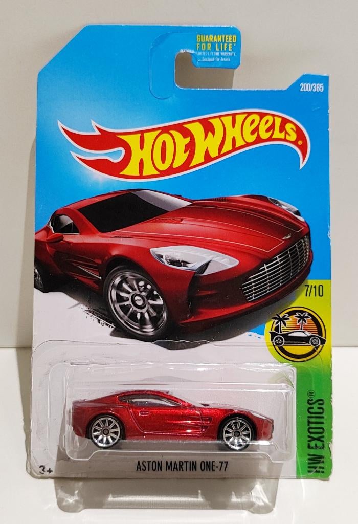 Hot Wheels Aston Martin One-77 Candy Red (2015), Enlèvement ou Envoi