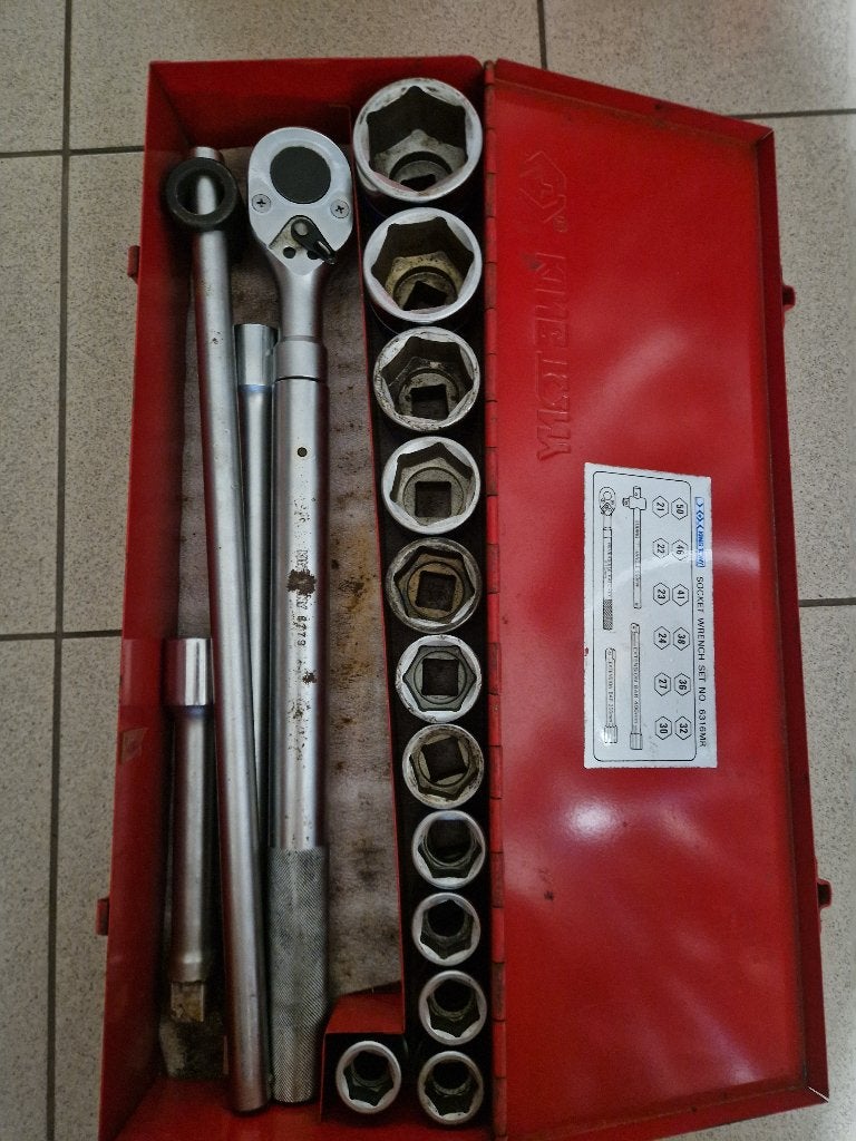 Extra sterk King Tony 3/4" Dopslagsleutel Set 16, Ophalen