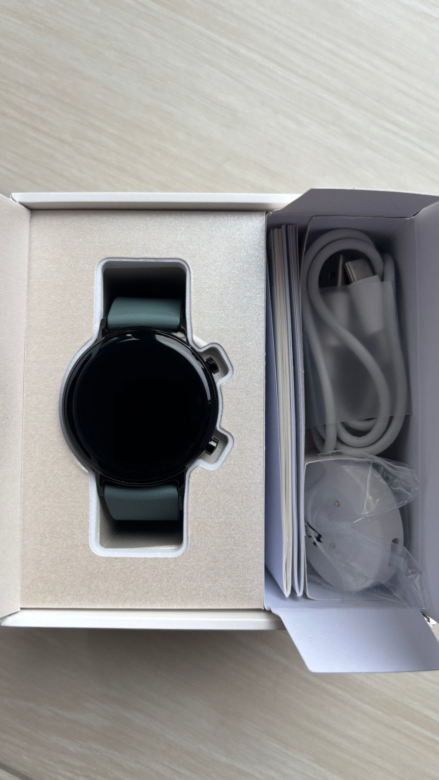 Huawei Watch GT2 42mm - Lake Cyan, Étanche, Enlèvement ou Envoi, Comme neuf, Avancer d'un pas