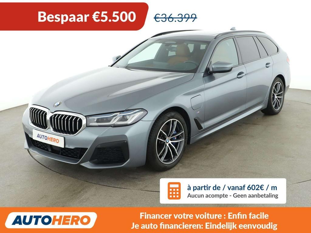 BMW 5 Serie 530 530e M Sport (bj 2021, automaat), Auto's, BMW, Achterwielaandrijving, Euro 6, Bruin, 5 deurs