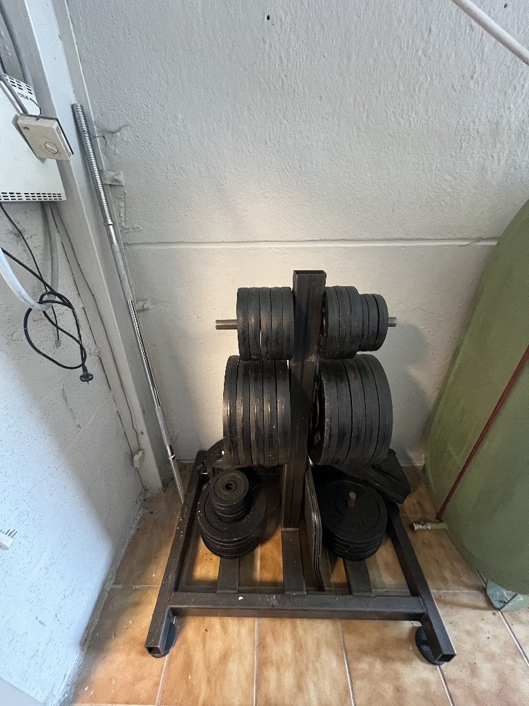Poids musculation, Enlèvement, Utilisé, Bras, Plaques d'haltères