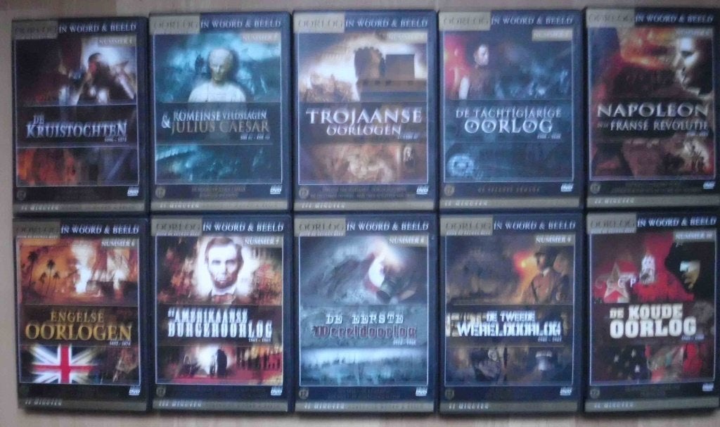 dvd oorlogen, CD & DVD, Anglais, Autres genres, À partir de 16 ans, Enlèvement ou Envoi