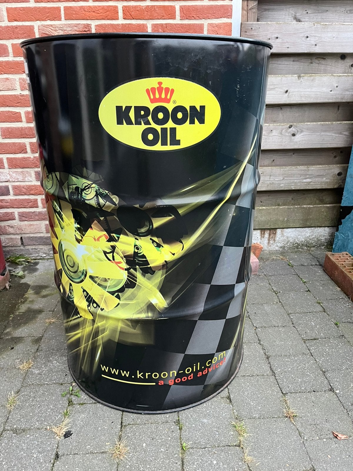 Deco olievat, Ophalen, Zo goed als nieuw, Metaal, Vintage