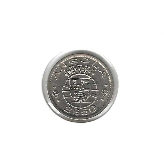 Angola, 2 1/2 Escudos 1967., Postzegels en Munten, Munten | Afrika, Ophalen of Verzenden, Overige landen, Losse munt