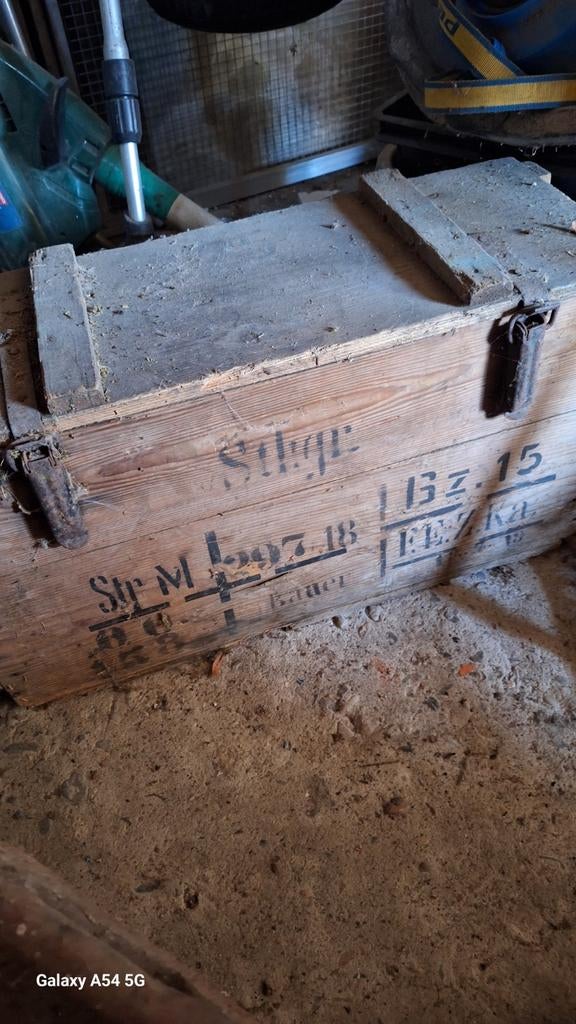 Boîte à munitions allemande WW1, Enlèvement