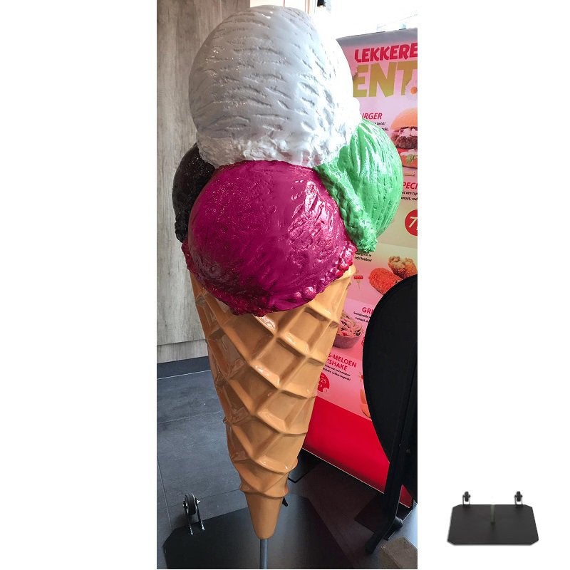 IJs beeld verrijdbaar  - Hoogte 180 cm - schepijs, Verzamelen, Ophalen, Nieuw