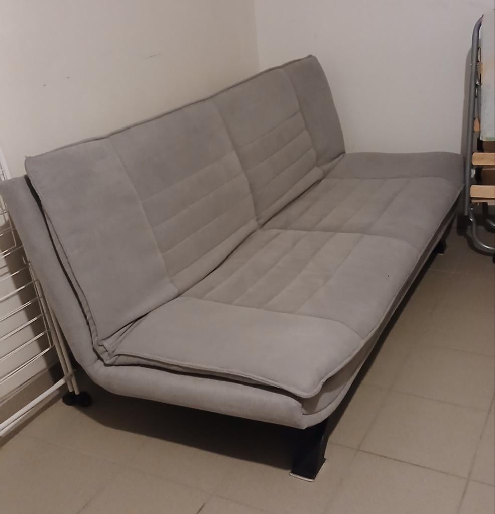 Tetelbed 180x140, Ophalen, Zo goed als nieuw, Twijfelaar, Grijs