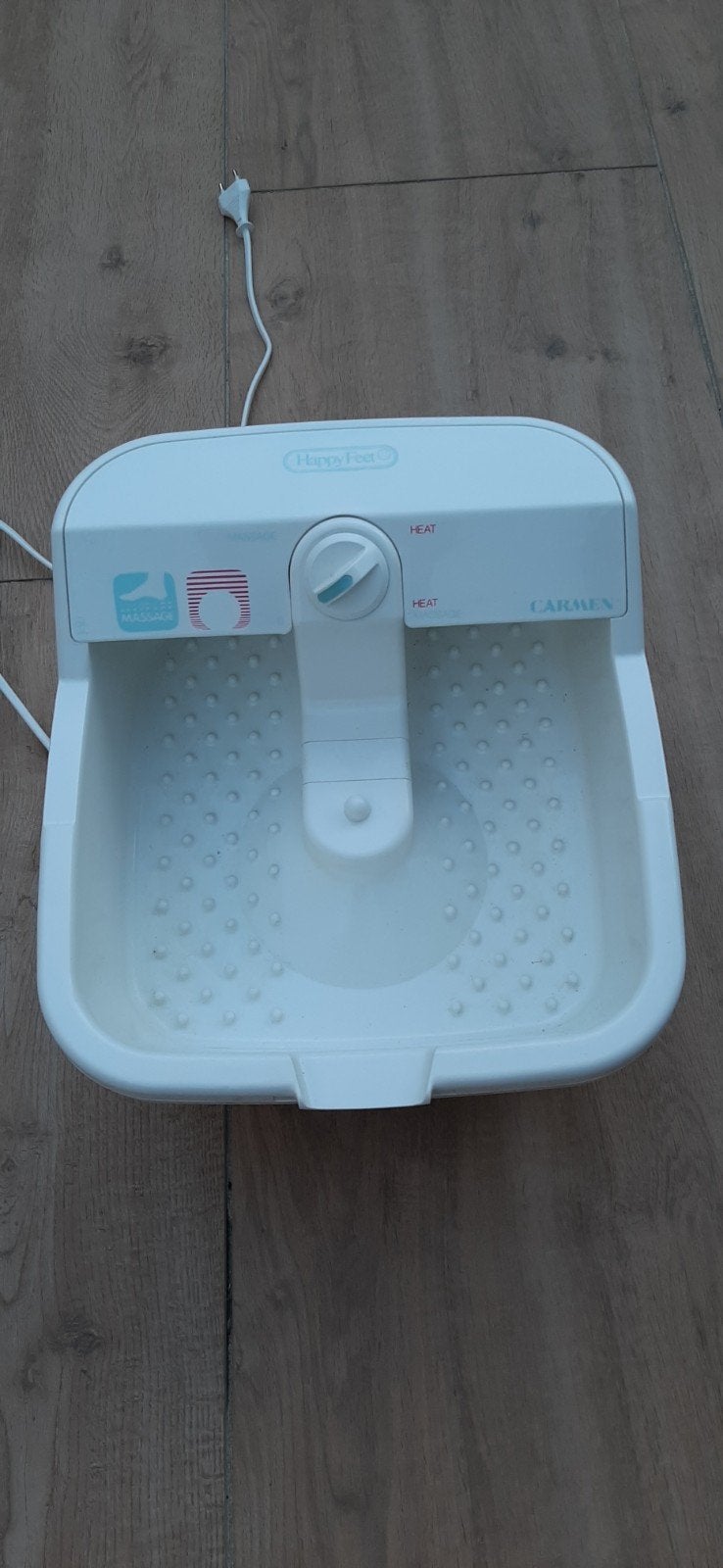 voetmassage bad, Ophalen