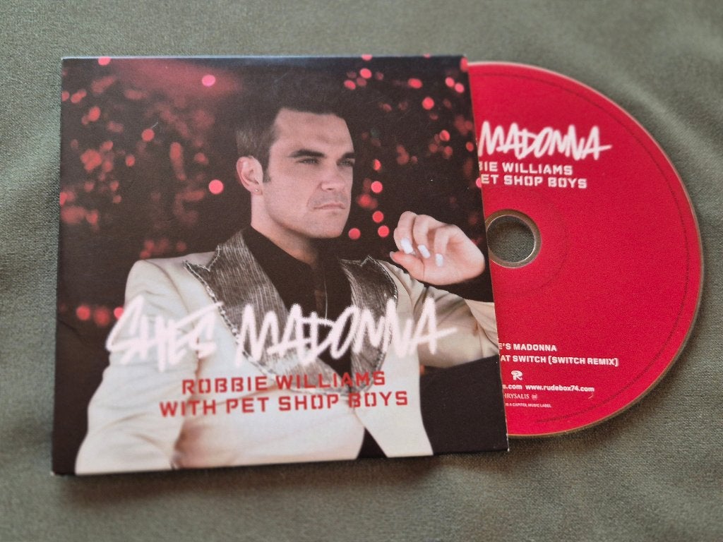 Robbie Williams - Pet Shop Boys - She’s Madonna - CD single, Cd's en Dvd's, Ophalen of Verzenden, Zo goed als nieuw, Pop, Single