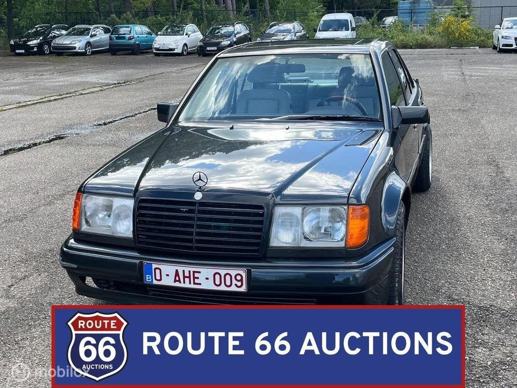 Mercedes-Benz 400E | 1991 | Route 66 Auctions, Auto's, Zwart, Mercedes-Benz, Bedrijf, Handgeschakeld