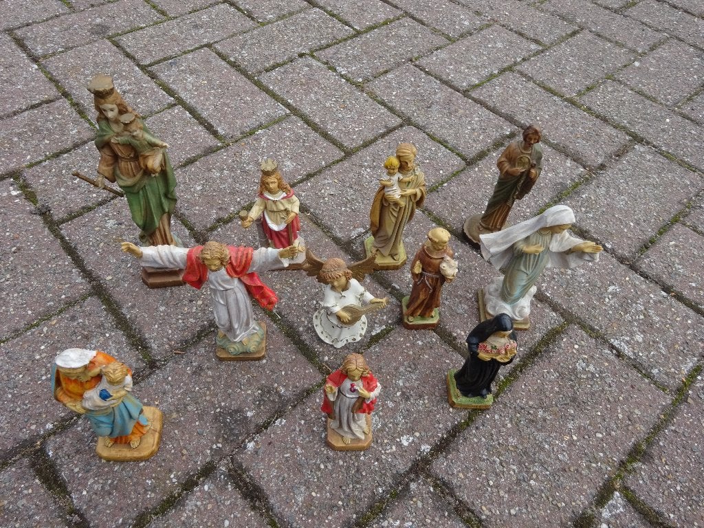 Statues religieuses vintage, Antiquités & Art, Enlèvement ou Envoi