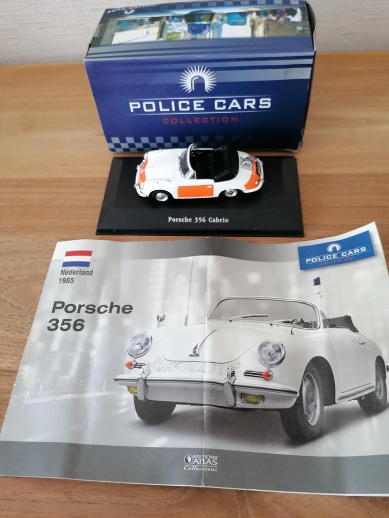 Schaalauto 1:43  Police cars. Porsche 356 cabrio., Ophalen