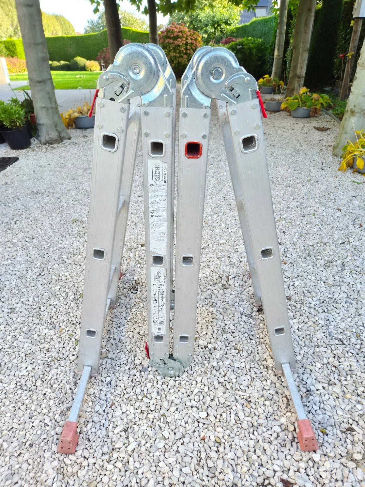 Alu vouwladder, Ophalen, Opvouwbaar of Inschuifbaar