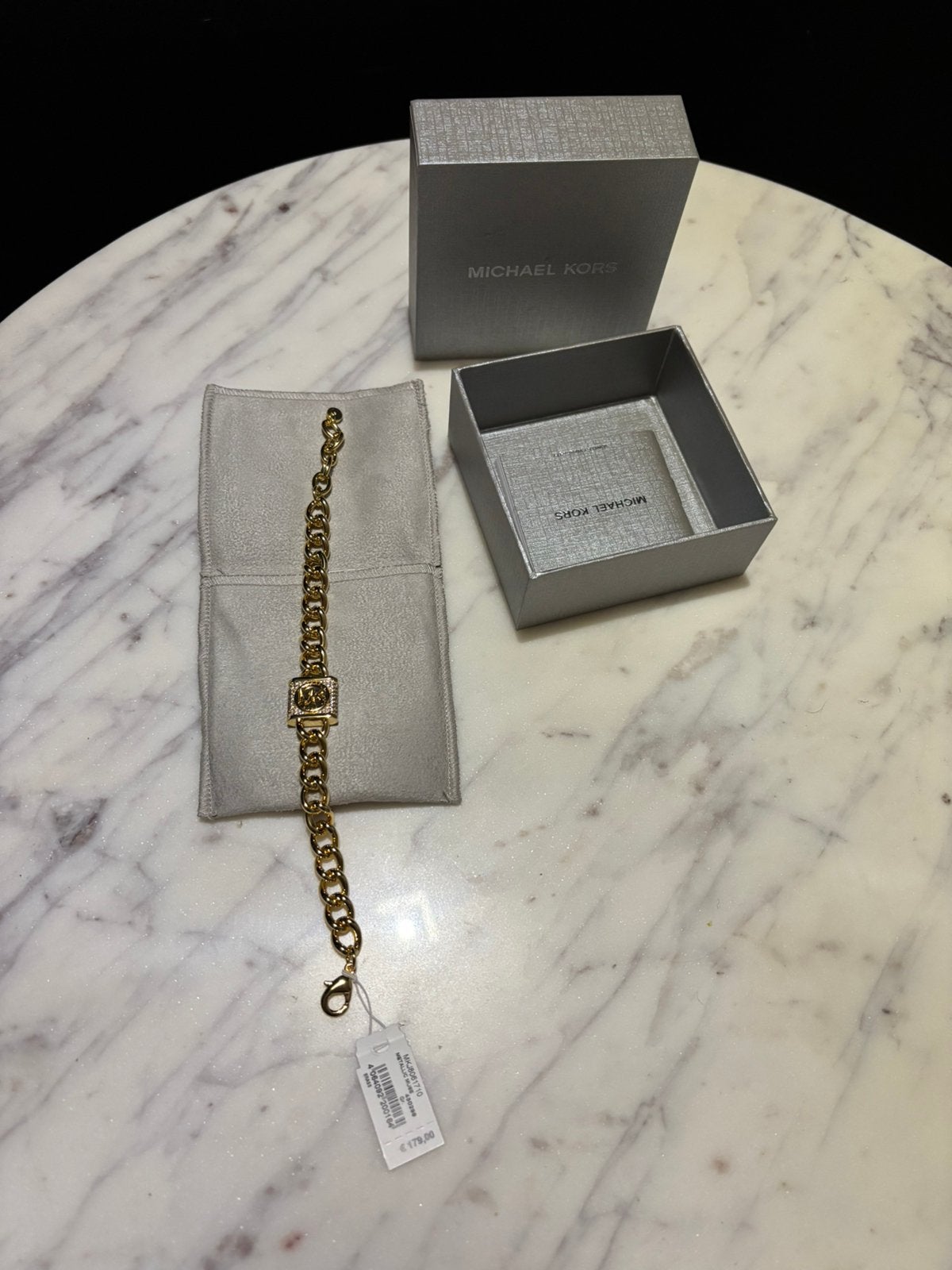 Michael kors Goudkleurige armband, Bijoux, Sacs & Beauté, Enlèvement ou Envoi, Neuf, Or