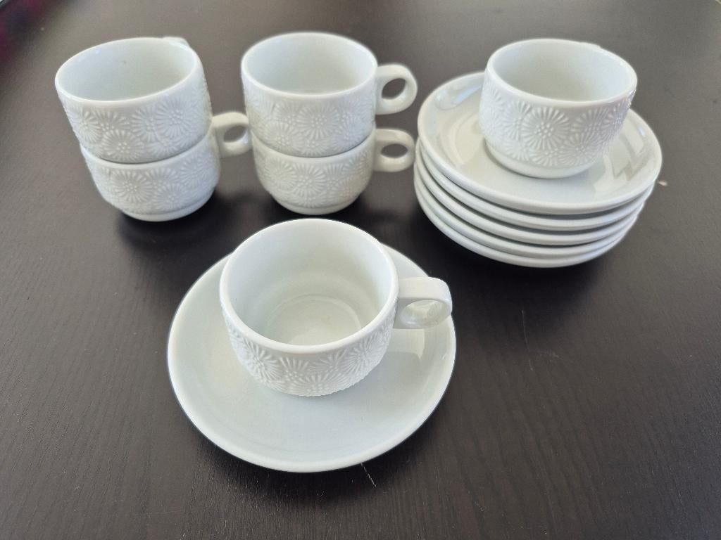Espresso servies voor 6personen, Thomas, Huis en Inrichting, Ophalen, Zo goed als nieuw, Effen, Kop(pen) en/of Schotel(s)