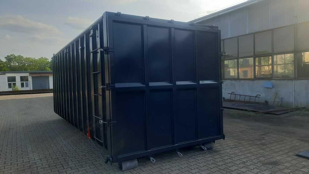 Gemakbak 40m3 met ratelsluiting op de klep, Articles professionnels, Machines & Construction | Abris de chantier & Conteneurs
