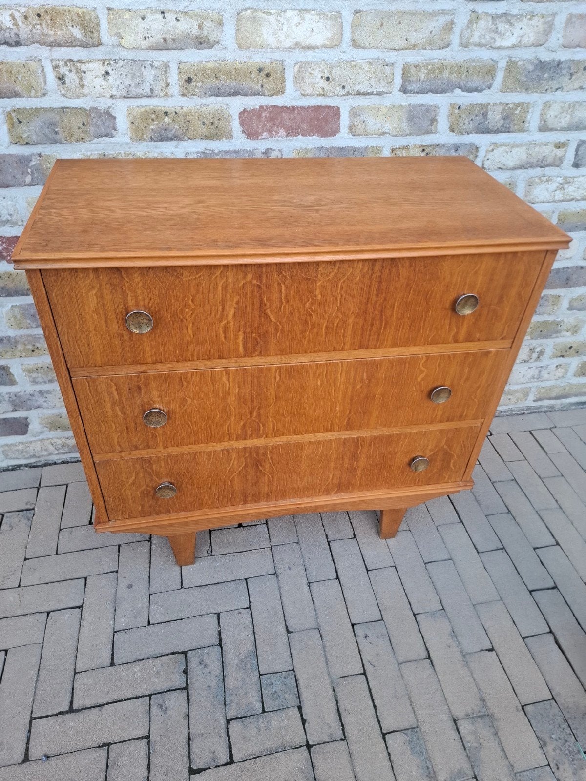 vintage mid century ladekast, Ophalen