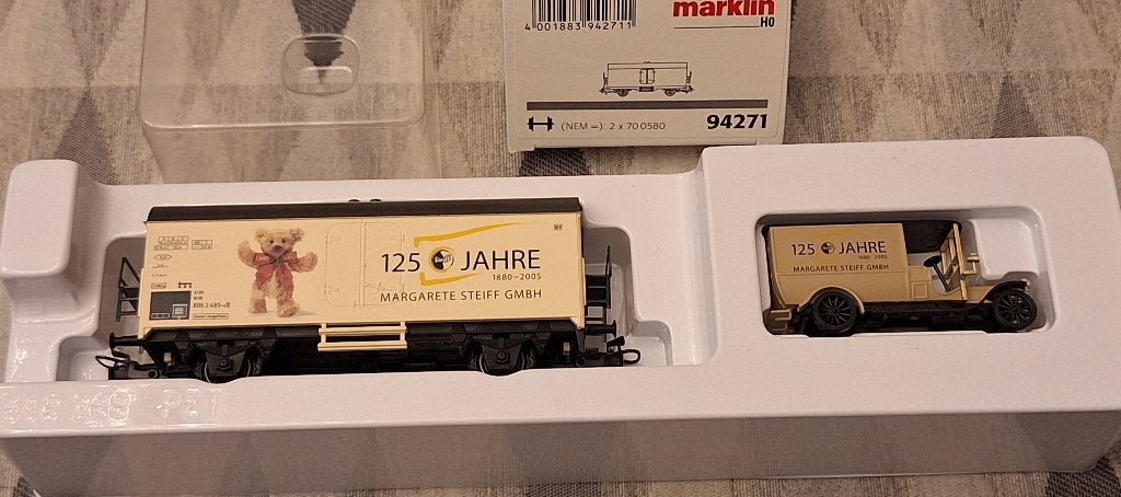 Märklin HO 94271 Steiff (125 Jahre), Enlèvement ou Envoi, Comme neuf, Wagon, Märklin
